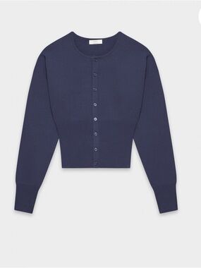Aritzia Navy Blue Go Lightly Cardigan